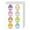 C, variant on HuiXinOu Easter Name Label Stickers 80 Pack Writeable Gift Tags for Eggs Classroom Party Decorations