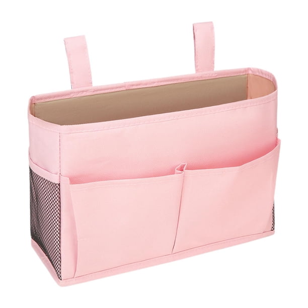 Bolsa de almacenamiento organizador colgante Macarena multiusos 30x20x11cm rosa
