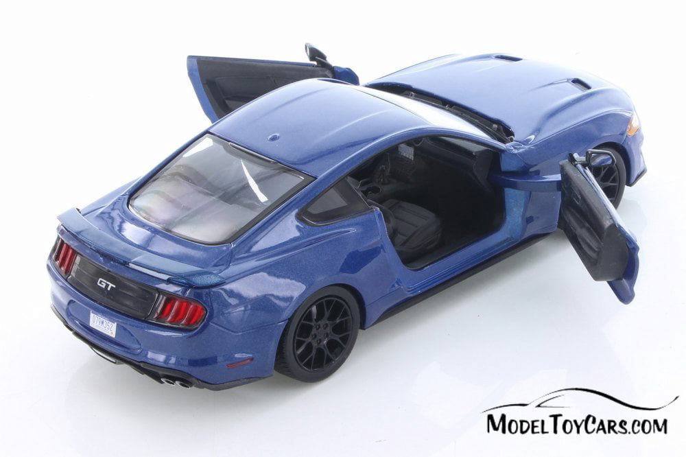 2018 Ford Mustang GT 5.0 Die-cast Car Model 1:24 Scale Motormax Blue or Orange