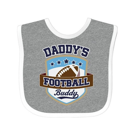 

Inktastic Daddy Football Buddy Outfit Gift Baby Boy or Baby Girl Bib