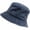 Navy blue, variant on Slccxzc Vintage Washed Cotton Bucket Hat, Wide Brim Sun Cap for Outdoor Hiking