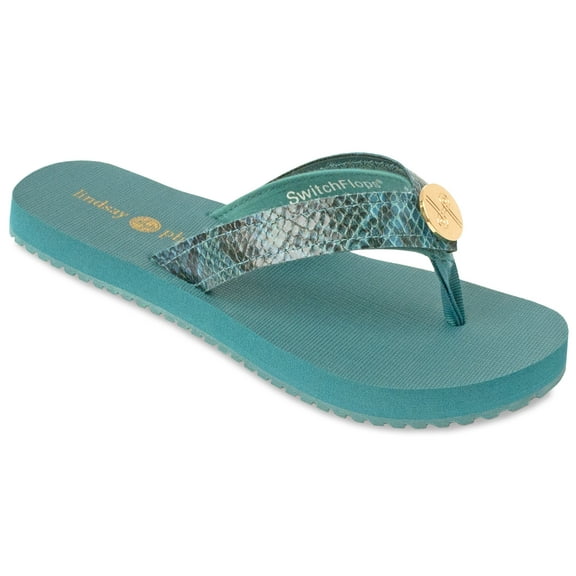 Lindsay Phillips Peyton Teal Sandal for Women