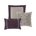 thumbnail image 6 of Madison Park Palmer Full 7 Piece Faux Suede Comforter Set in Purple, 6 of 6