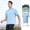 #800 Light Blue, variant on Felirenzacia Quick Dry Mesh T-Shirt for Men Athletic Performance Moist Wicking Active Tee Top Summer Short Sleeve Pullover Light Blue,L