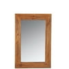 Barnwood Series Mirror Light Natural Wood Finish, 2 5/8'' wide Profile, Straight Line Frame 18.5''x26''