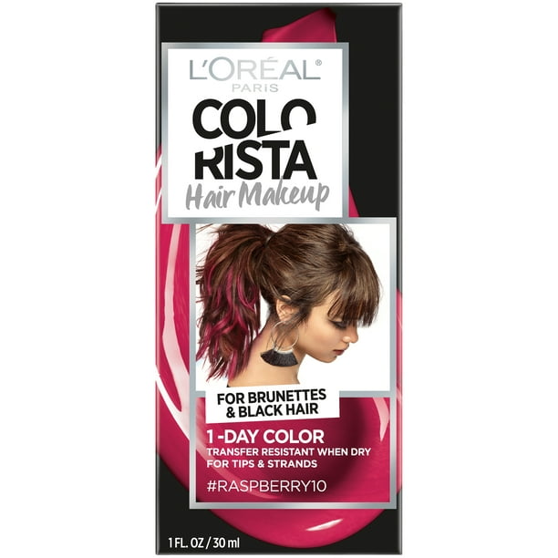 L'Oreal Paris Colorista 1 Day Hair Color, 10 Raspberry, 1 fl oz -  