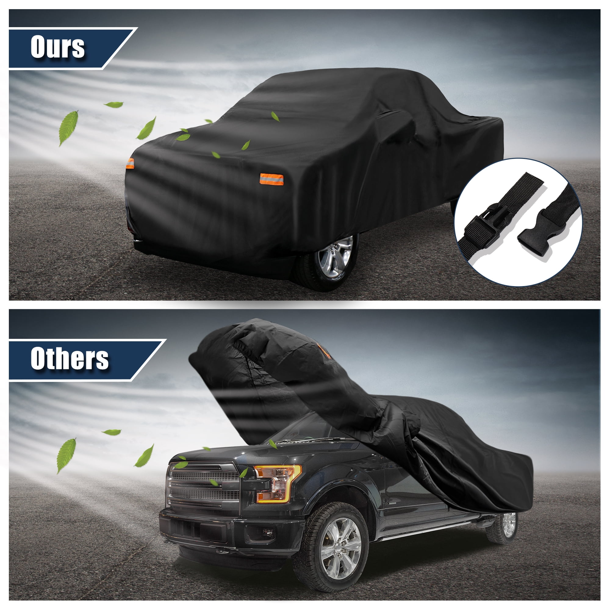 Unique Bargains Pickup Truck Cover for Ford F150 F350 Standard Cab 2 Door Waterproof