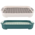thumbnail image 1 of MasteelfCA 2Pcs Rabbit Litter Box Plastic Rabbit Toilet Indoor Bunny Litter Box Anti-fall Bunny Toilet Box, 1 of 7