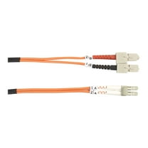 Black Box 62.5-Micron Multimode Value Line Patch Cable SC-LC 9.8ft FO625003MSCLC