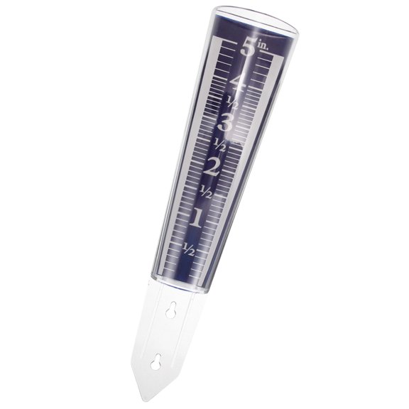 Raindrops  Rain Gauge Garden Supplies Replacement Tube Outdoor Lawn Blue