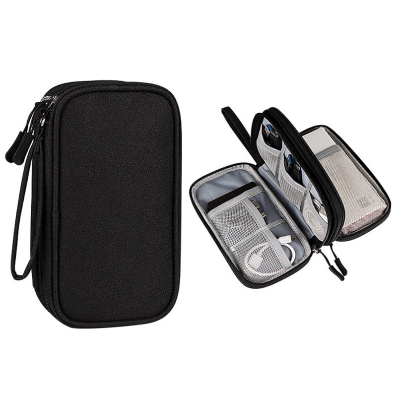 Pouch Storage USB Cable Electronic Accessories Bag Organizer Travel Case TK307 
