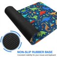 thumbnail image 6 of Long Mouse Pads for Desk,DarkBlue Dinosaurs Pattern Desk Mats on Top Of Desks, Desk Mouse Pad Extra Large with 3mm Non-Slip Base and Stitched Edge for Gaming,Office,Work,Home 47.3"x23.6", 6 of 6
