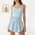 thumbnail image 1 of Vestido de tenis para dama Romper Estilo casual Mameluco de una pieza Traje deportivo con cuello redondo Hugtrwg Para estrenar, 1 of 6
