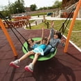thumbnail image 6 of Tree Swings for Kids Outdoor, 40 Inch Diameter 600lb Weight & Adjustable Hanging Ropes Tree Swings, Great for Playground Swing, Backyard and Playroom(Green), 6 of 6