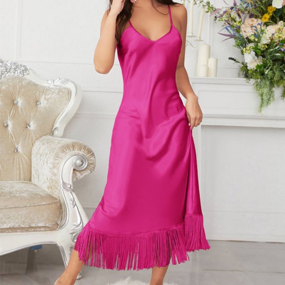 Vedolay Pajamas For Women Nightgown Women Two Piece Lounge Sets - Sleeveless Crop Top and Shorts Waffle Lounge Set Tracksuits Sweatsuits for Women,Hot Pink XL