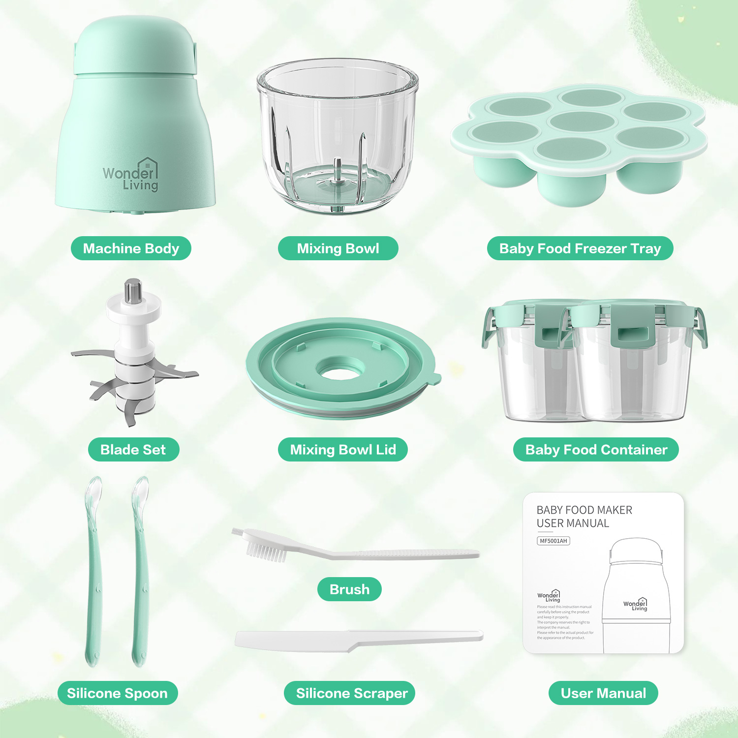 Wonderliving Baby Food Maker Processor with Storage photo 7