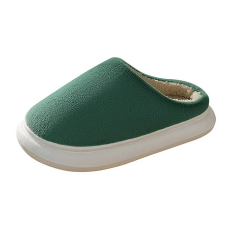 

fvwitlyh Slippers for Women for Dogs Slippers for Women Ladies Fashion Solid Color Fluff Thick Soled Closed Toe Home Character Slippers for Women