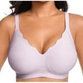 thumbnail image 2 of Yutgune Lace Bra Wireless Balconette Bras for Women Lift Support Dressy Night Out Womens Bras, 2 of 4