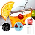 thumbnail image 3 of 20pcs Stainless Steel Pick Fruit Pick Chic Cocktail Pick Cocktail Stick, 3 of 8
