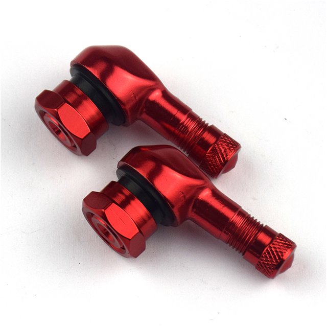 Speravity Paquete de 2 vástagos de válvula, accesorios impermeables para camiones, cubiertas a prueba de lluvia, piezas reemplazadas resistentes al Vehículos, repuestos y accesorios Mis Rojo Speravity VI015889-03
