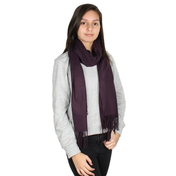 Women’s Solid Color Large Extra Soft Pashmina Shawl Wrap Scarf – Oversized Soft Winter Wrap for Parties, Weddings & Christmas Gifts