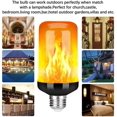 thumbnail image 2 of Bombilla de llama E27, bombilla LED de 5 W con efecto de llama y 4 modos de luz, bombillas decorativas para interiores y exteriores para Navidad, jardín, boda, hogar (2 unidades) esquí esquí Gafas de esquí, 2 of 5