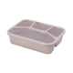 thumbnail image 3 of Caja de Almuerzo Bento con Compartimentos Herméticos para Alimentos Frescos Beige, 3 of 9