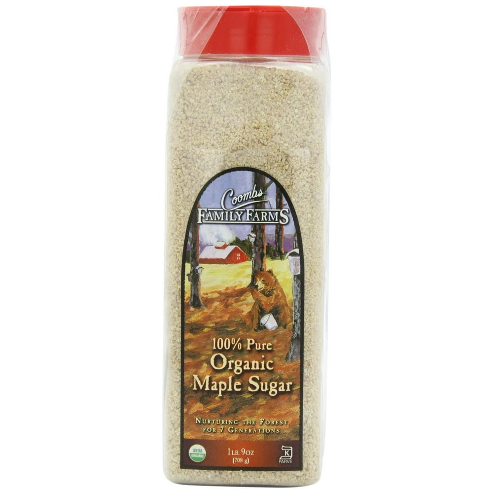 Coombs Family Farms 100% Organic Maple Sugar, 1 Pound 9 Ounce