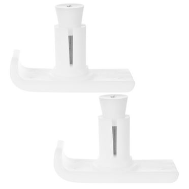 Miangastore Planeurs de Ski Walker Blancs 2 Pcs 3.38x2.36x1.38 Po POM