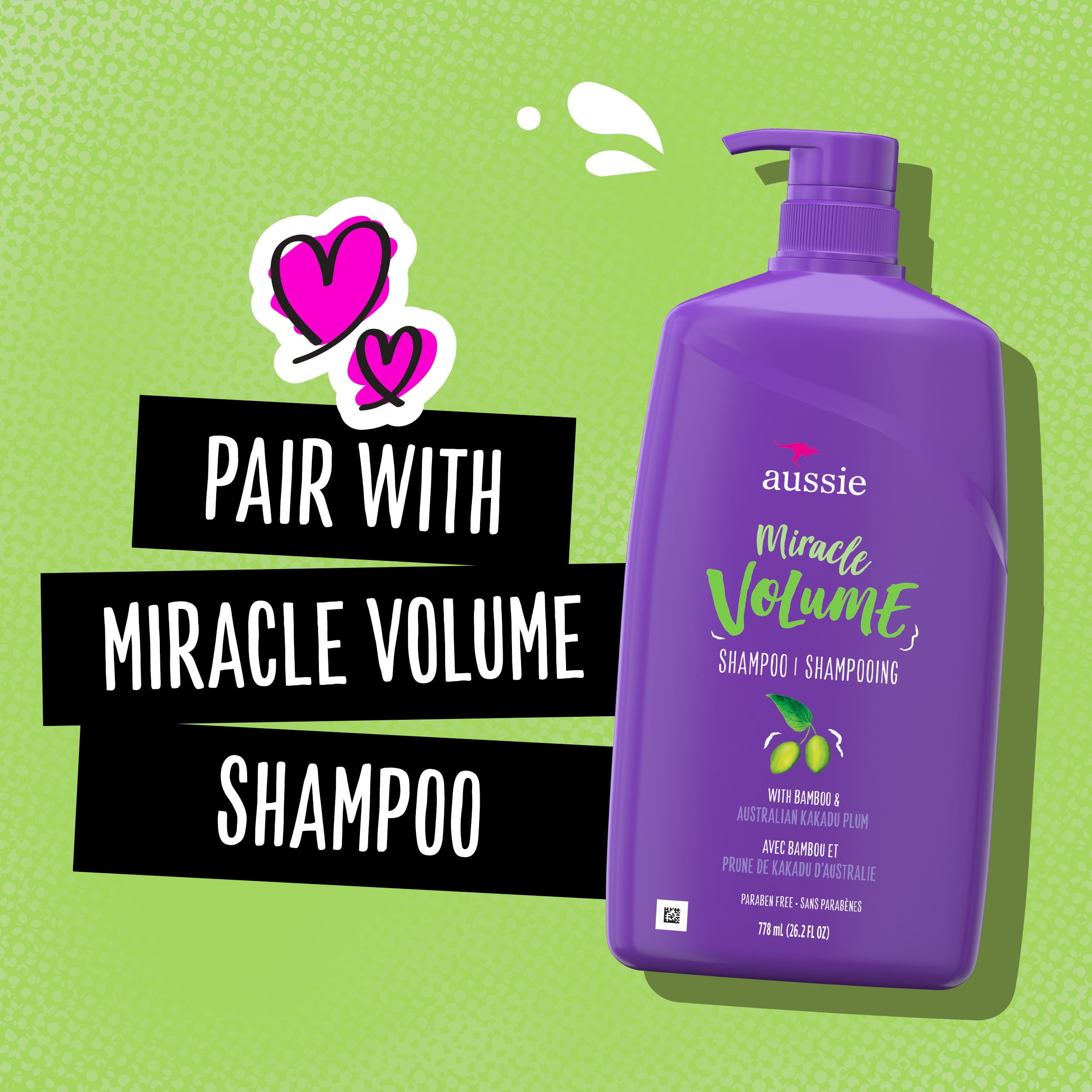 Aussie Miracle Volume Conditioner, Paraben Free, 26.2 fl oz  (图3)