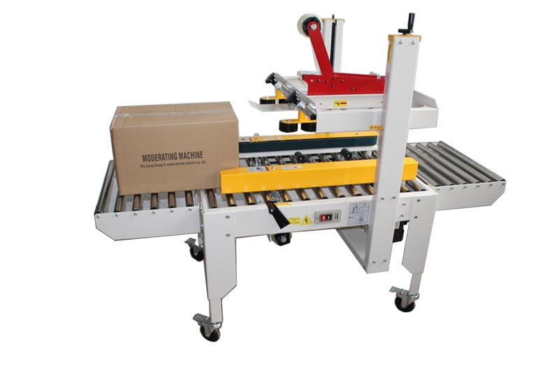 INTBUYING Full Automatic Carton Tape Belt Sealing Machine Packing Case