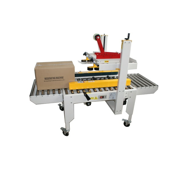 INTBUYING Full Automatic Carton Tape Belt Sealing Machine Packing Case