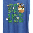 thumbnail image 3 of Pokémon - Eevee Floral - Women's Short Sleeve Graphic T-Shirt, 3 of 5