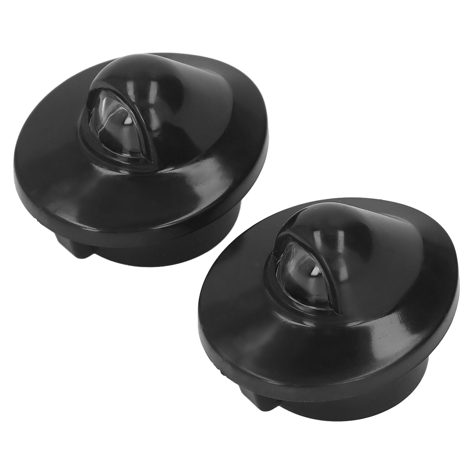 License Plate Light Lens, ABS License Lamp Cover Standard Size 2PCS