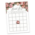 thumbnail image 2 of Inkdotpot 50FloralBingoGameCardsFor Bridal Wedding Shower Bachelorette Party Bulk Blank Square Fill In Gift Ideas, 2 of 7