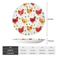 thumbnail image 2 of Gaeub Flower Chicken Print Ceramic Plate,Dinner Plates,Bone China Decorative Plates with Display Stand,Art Ceramic Ornaments for Wall Hanging Decoration-6in, 2 of 6