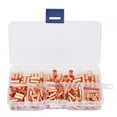 thumbnail image 2 of Red Copper,250 Pcs Red Copper Electronic Tool Electric Cable Connector Future-Proof Design, 2 of 8