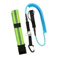 thumbnail image 2 of Surfboard Leash Safety Rope Leash Ankle Cuff, Surf Board Leashes, Surf Leash for Water Sports Shortboard Longboard Stand up Paddleboard with Waist Belt, 2 of 10