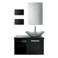 thumbnail image 6 of ELECWISH 28" Bathroom Vanity and Vessel Sink Combo Modern Bathroom Vanity Set Countertop, 6 of 11