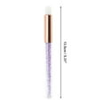 thumbnail image 2 of Unique Bargains 1 Pc Rhinestone Nose Brush for Bathroom Purple Plastic Handle Nylon Hair, 2 of 5