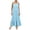 Light Blue-06, variant on STETMN Summer Dress for Women Ruffle Sleeveless Backless Casual Dresses Flowy Beachwear Sundress