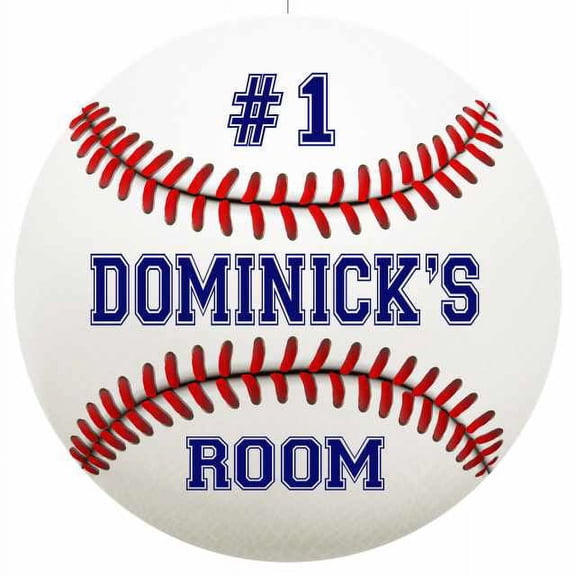DOMINICK'S Bedroom 12" Round Metal Sign Boys Room Wall Décor Gift 200120030217