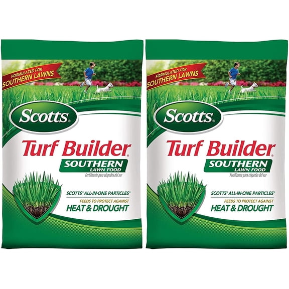 Scotts Turf Builder Southern Lawn Food Granules - For Grasses, Synthetic - 2 Pack, 5,000 sq. ft.