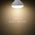 thumbnail image 6 of Luxrite BR40 LED Flood Light Bulbs, 14W=85W, 3000K Soft White, Dimmable, 1100 Lumen, E26 Base, UL Listed 6-Pack, 6 of 8