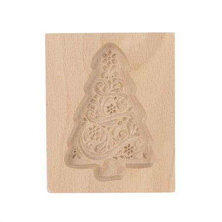 

Xinqinghao DIY Baking Moulds Wooden Cookie Cookie Moulds Embossing Craft Decorationative Baking Tools For Christmas Thanksgiving Christmas Kitchen O