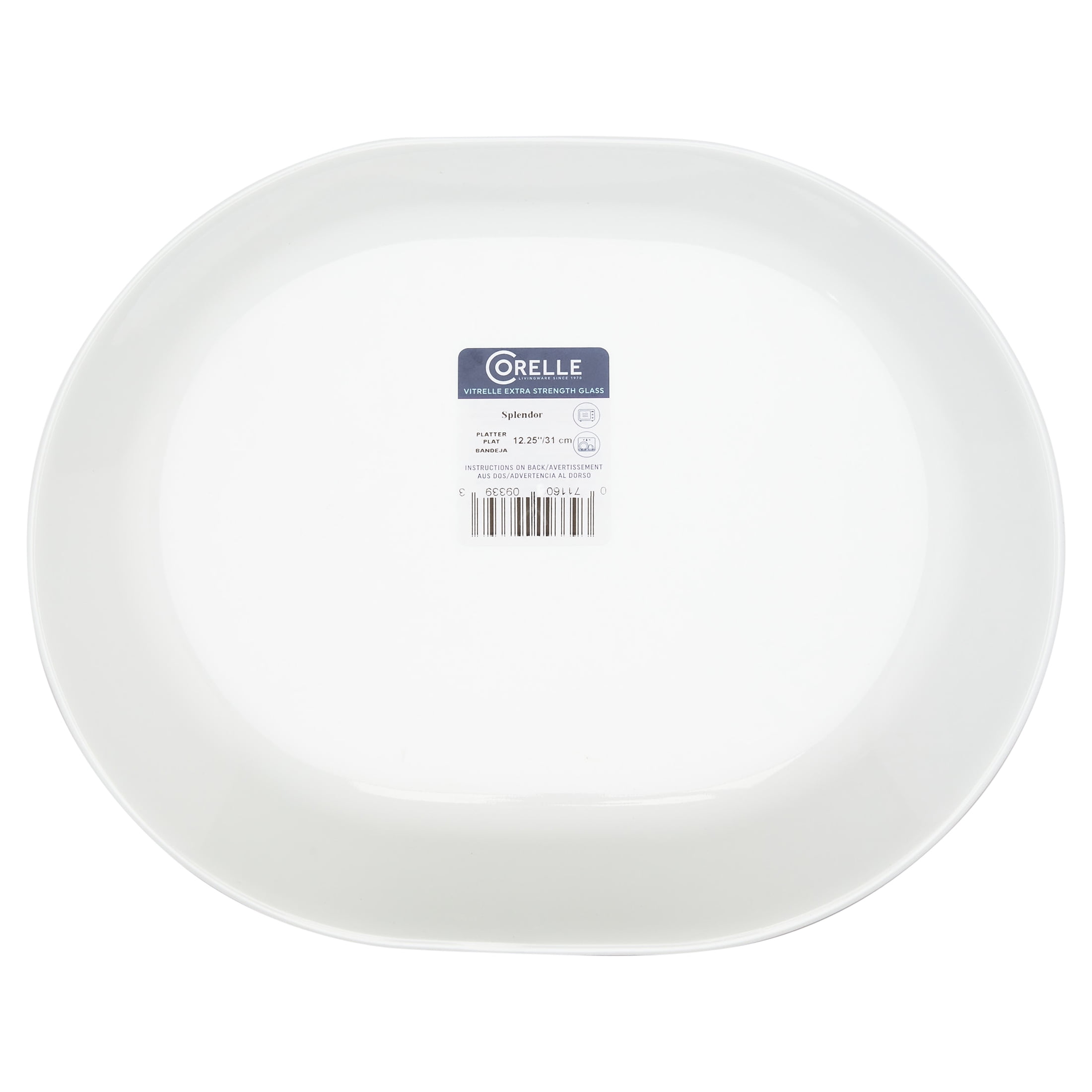 Corelle Splendor 12.25 Glass Serving Platter Walmart