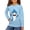 Blue Shark, variant on DISNIMO Wolf Flower Long Sleeve Tshirt Kids Fall Shirts Long Sleeve Girls Tee Shirts Size 3/4 Girls Tops Long Sleeve Loose Shirt Girls Crew Neck T Shirt Kids Funny Tshirts Girls Soft Tshirt