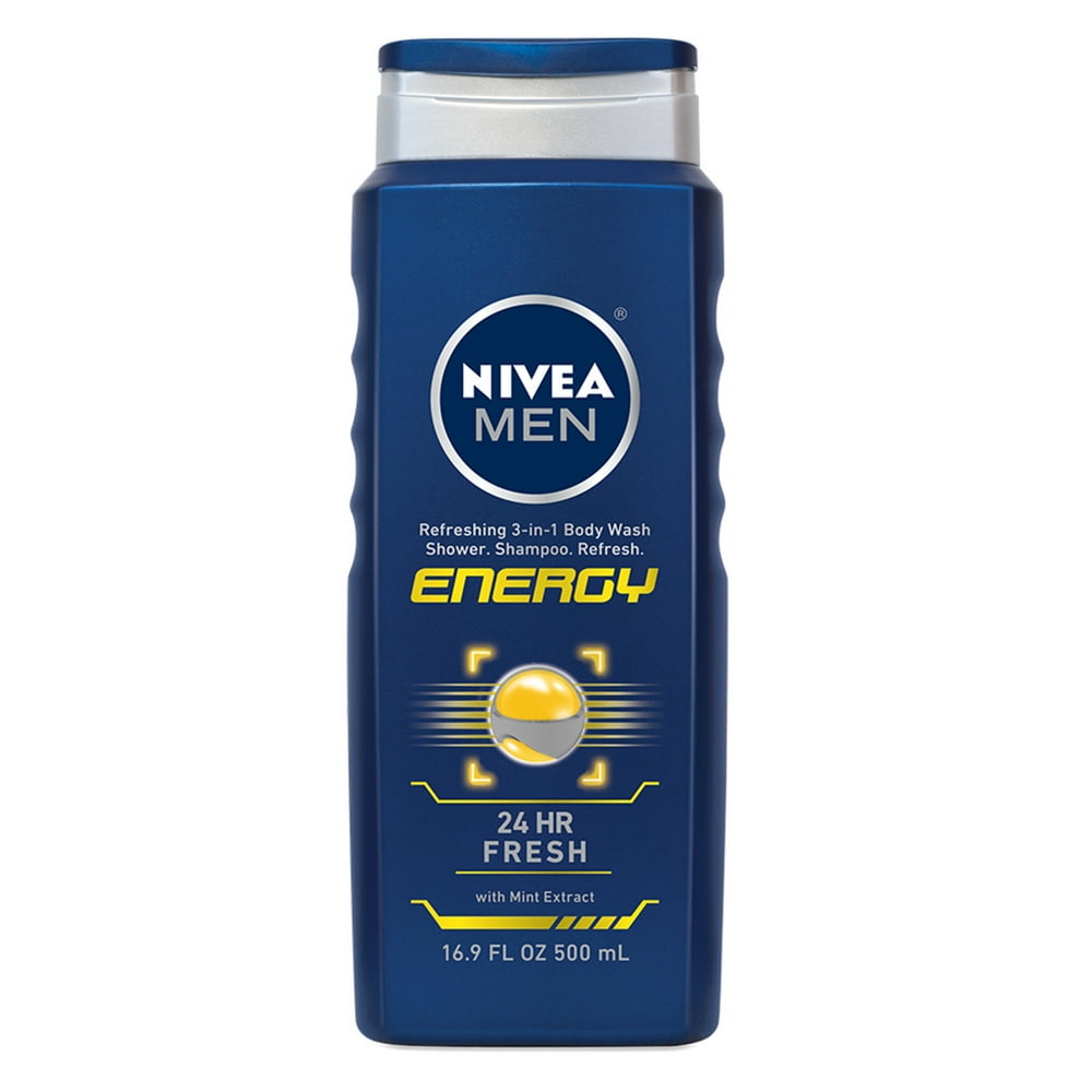 NIVEA MEN Energy Body Wash, 16.9 fl. oz.