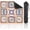 Color1, variant on Mahjong Mat 31.5" x 31.5" Floral Border Abstract Watercolor Flowers Green Greek Key Frame Non-Slip Noise Reduction Mahjong Tiles Table Cover for Dominoes Poker Card Board and Tile Games
