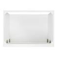 thumbnail image 5 of Ariel Hamlet 30 In. Rectangle Sink Bathroom Vanity With Carrara White Quartz Countertop 1.5 Edge In White, 5 of 9